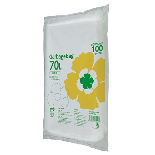 ＴＡＮＯＳＥＥ　ゴミ袋エコノミー　半透明　７０Ｌ　１パック（１００枚）1
