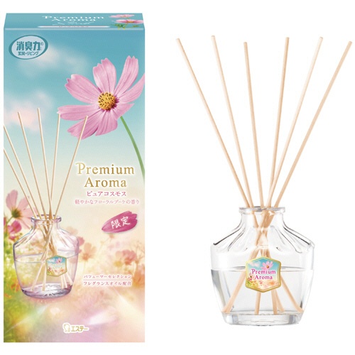 エステー　お部屋の消臭力　Ｐｒｅｍｉｕｍ　Ａｒｏｍａ　Ｓｔｉｃｋ　ピュアコスモス　本体　６５ｍＬ　１個2