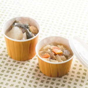サンナップ　木柄スープカップ　２９０ｍｌ　ＳＣ２９５０ＫＮ　１パック（５０個）2