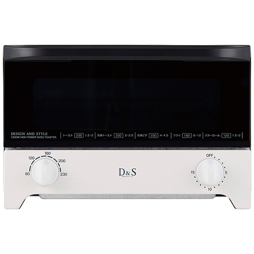 佐藤商事　Ｄ＆Ｓ　オーブントースター　ホワイト　ＤＳＯＶ４０５１　１台1