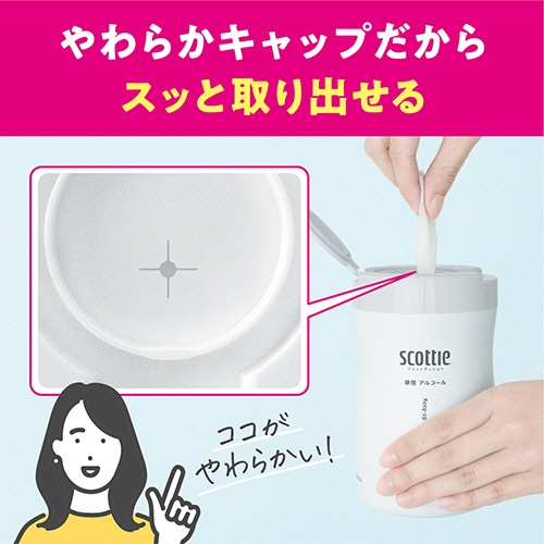 日本製紙クレシア　スコッティ　ウェットティシュー　除菌　ノンアルコールタイプ　ポケモン　１個（１２０枚）5