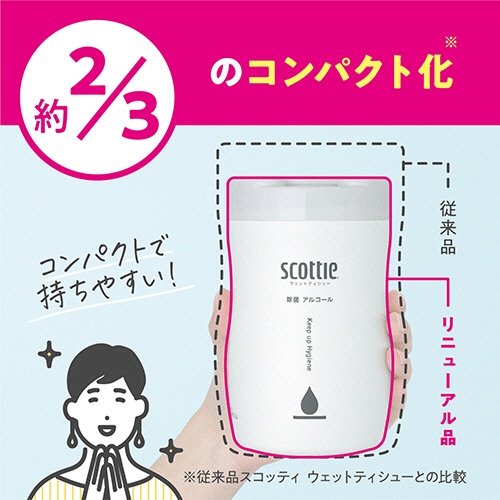 日本製紙クレシア　スコッティ　ウェットティシュー　除菌　ノンアルコールタイプ　ポケモン　１個（１２０枚）6