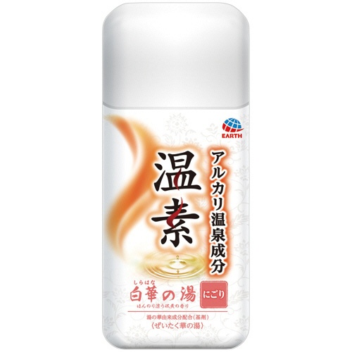アース製薬　温素（ボトル入り）　白華の湯　６００ｇ　１本1