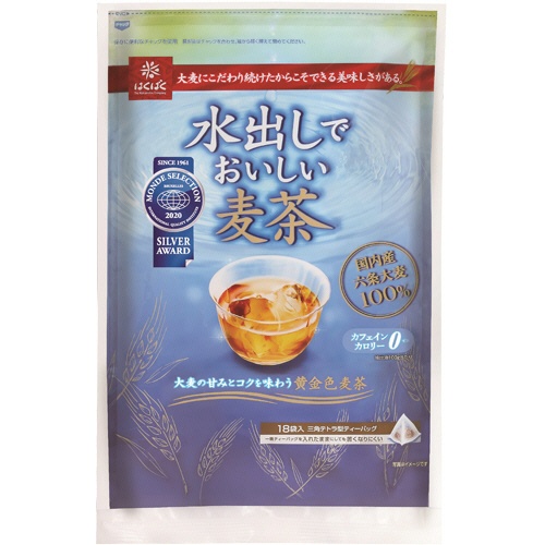 はくばく　水出しでおいしい麦茶　１袋（１８バッグ）1