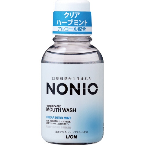 ライオン　ＮＯＮＩＯ　マウスウォッシュ　クリアハーブミント　８０ｍｌ　１本1