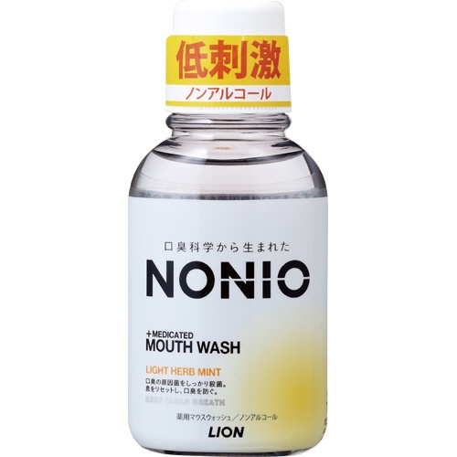 ライオン　ＮＯＮＩＯ　マウスウォッシュ　ライトハーブミント　８０ｍｌ　１本1