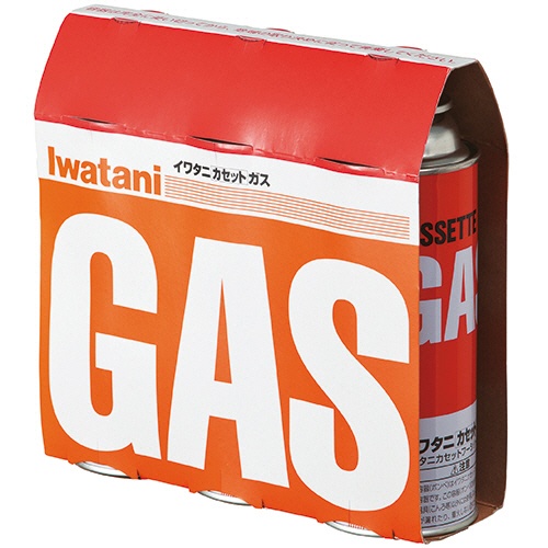 岩谷産業　カセットガス　オレンジ　２５０ｇ／本　ＣＢ－２５０－ＯＲ　１パック（３本）2