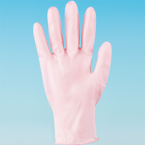 たのめーる】川西工業 ニトリル 使いきり手袋 粉なし ピンク SS #2061