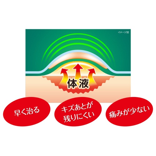 白十字　ファミリーケア　モイストヒーリングパッド　Ｓサイズ　１パック（５枚）4