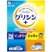 ファイン ファイングリシン+ グリシン3000&テアニン200 3.3g/本 1箱(30本)