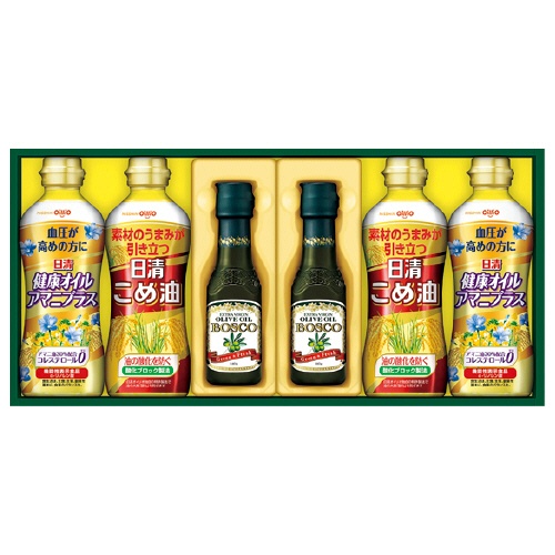日清　ボスコ　オリーブ＆ヘルシーオイルギフト　【三越のギフト】　１セット1