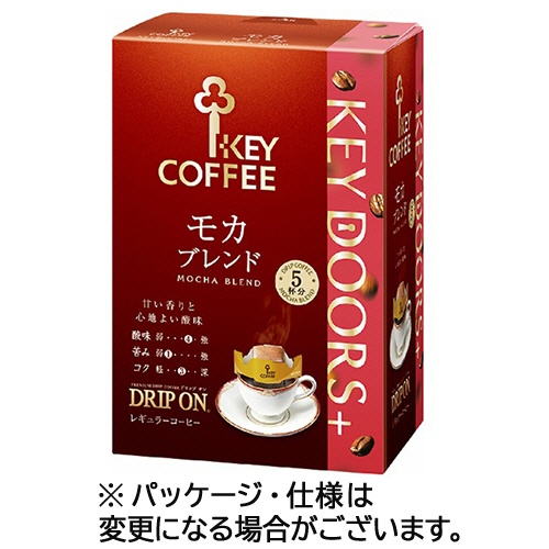 キーコーヒー　ＫＥＹ　ＤＯＯＲＳ＋　ドリップオン　モカブレンド　１箱（５袋）1
