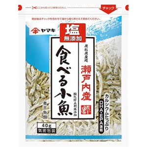 ヤマキ　塩無添加瀬戸内産食べる小魚　４０ｇ　１パック1