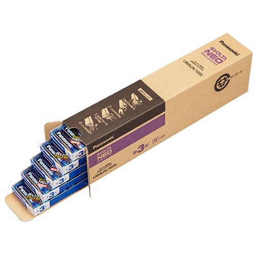 パナソニック　アルカリ乾電池　エボルタＮＥＯ　単３形　ＬＲ６ＮＪＮ／１００Ｓ　１箱（１００本）1