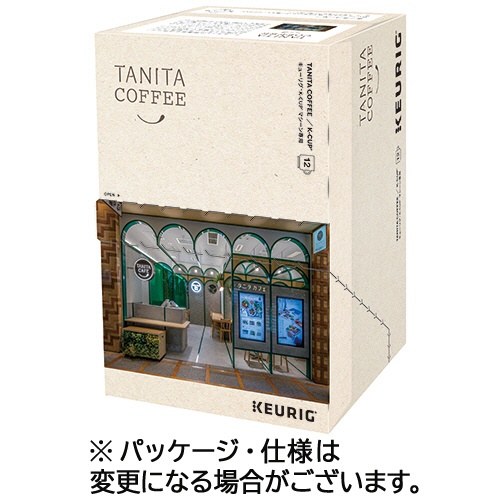 キューリグ　Ｋカップ専用カートリッジ　タニタコーヒー　１箱（１２杯）1