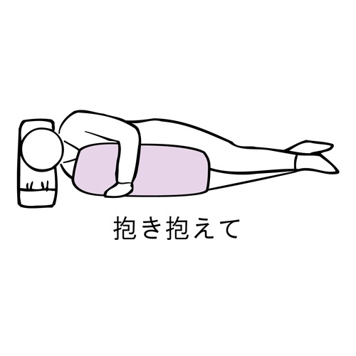 日本エンゼル　ふっくら抱き枕　パープル　１２０４　１個2