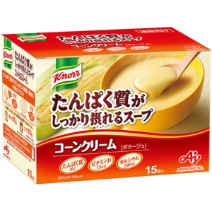 味の素　クノール　たんぱく質がしっかり摂れるスープ　コーンクリーム　１箱（１５袋）1