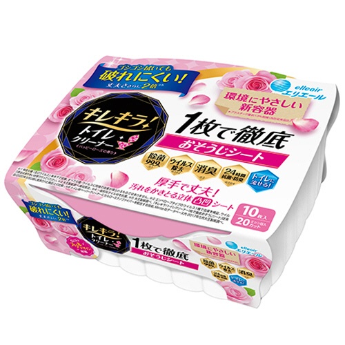 大王製紙　エリエール　キレキラ！　ハッピーローズの香り　本体　１パック（１０枚）1