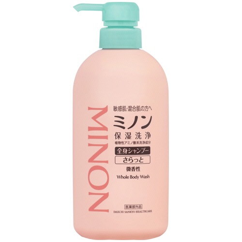 第一三共ヘルスケア　ミノン　全身シャンプー　さらっとタイプ　本体　４５０ｍＬ　１本1