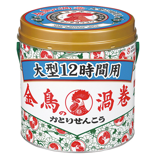 たのめーる】大日本除蟲菊 KINCHO 金鳥の渦巻 大型12時間用 1缶
