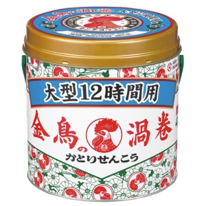 大日本除蟲菊　ＫＩＮＣＨＯ　金鳥の渦巻　大型１２時間用　１缶（４０巻）1