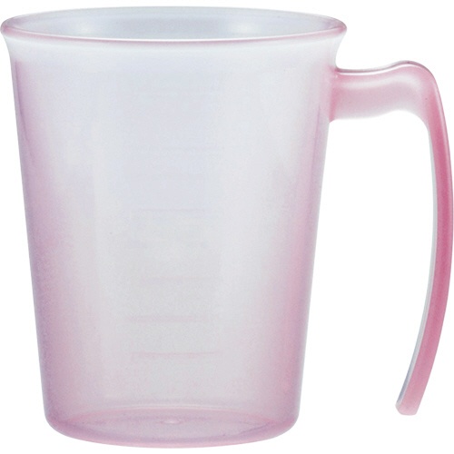 小森樹脂　手付スタッキングコップ　ピンク　１個1