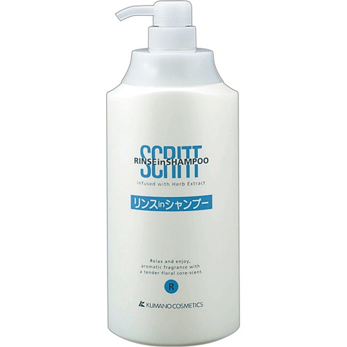 熊野油脂　スクリット　リンスインシャンプー　専用空ボトル　１Ｌ　１本1