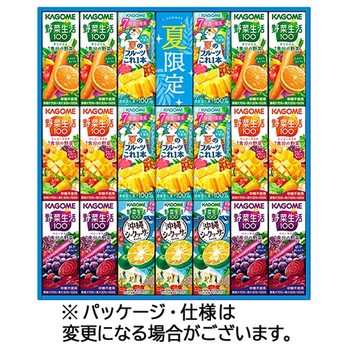 カゴメ　すこやかサマーバラエティギフト（紙容器）　ＫＹＪ－３０Ｓ　１セット1
