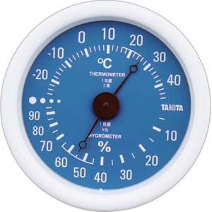 タニタ　アナログ温湿度計　ブルー　ＴＴ－５１５－ＢＬ　１個1