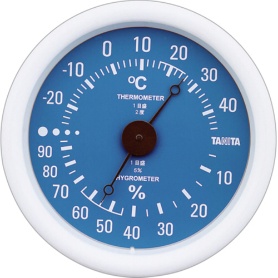 タニタ　アナログ温湿度計　ブルー　ＴＴ－５１５－ＢＬ　１個