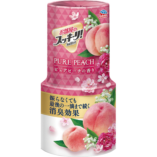【クリックで詳細表示】アース製薬 お部屋のスッキーリ！ ピュアピーチ 400ml 1個 655714