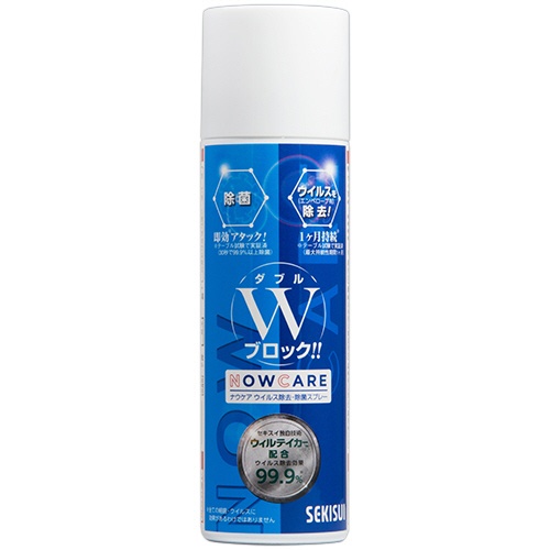 積水マテリアルソリューションズ　ウイルス除去・除菌スプレー　ナウケア（噴射タイプ）　１００ｍＬ　ＣＪＣＺＺＢ６　１本1