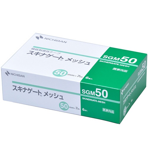 ニチバン　スキナゲート　メッシュ　５０ｍｍ×７ｍ　ＳＧＭ５０　１箱（６巻）1