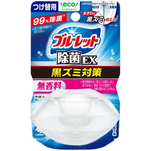 たのめーる 小林製薬 液体ブルーレットおくだけ 除菌ex 無香料 つけ替用 70ml 1個の通販