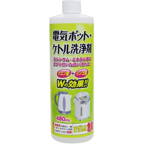 トーヤク　電気ポット・ケトル洗浄剤　４８０ｍｌ　１本1
