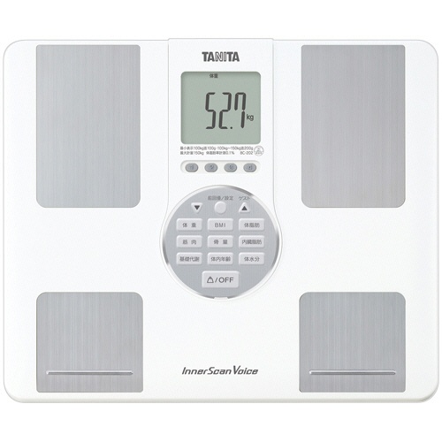 タニタ　体組成計　インナースキャンＶｏｉｃｅ　ホワイト　ＢＣ－２０２－ＷＨ　１台1