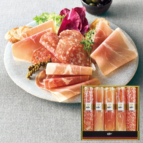ケーファー　生ハム・サラミセット　【三越のお歳暮】　１セット1