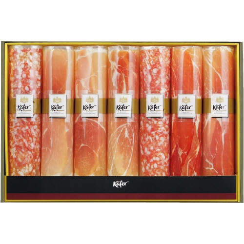 ケーファー　生ハム・サラミセット　【三越のお歳暮】　１セット2