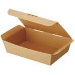 シモジマ　ＨＥＩＫＯ　食品箱　ネオクラフト　スナックボックス　Ｍ　＃４２４８００１　１パック（２０枚）