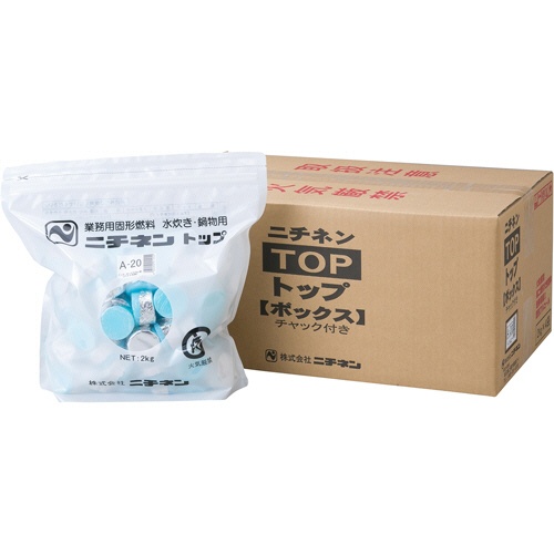 ニチネン　固形燃料　トップ　８ｋｇ入（２０ｇ／個）　ボックス　１パック（約４００個）2