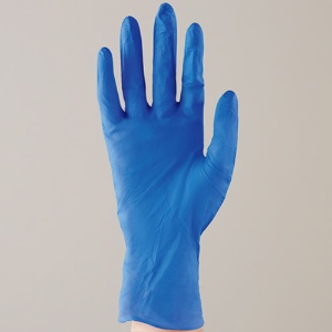 川西工業　ニトリルグローブ　クイックフィット　粉なし　ブルー　ＳＳ　＃２０６５　１箱（２５０枚）2