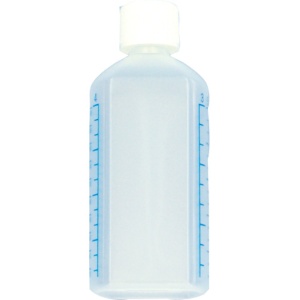 シンリョウ　滅菌済セキュリティプリントメモリ瓶　青目盛　２００ｍｌ　１セット（８０本）1
