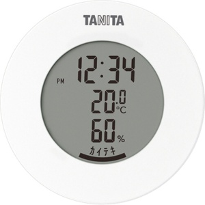 タニタ　デジタル温湿度計　ホワイト　ＴＴ－５８５ＷＨ　１個1