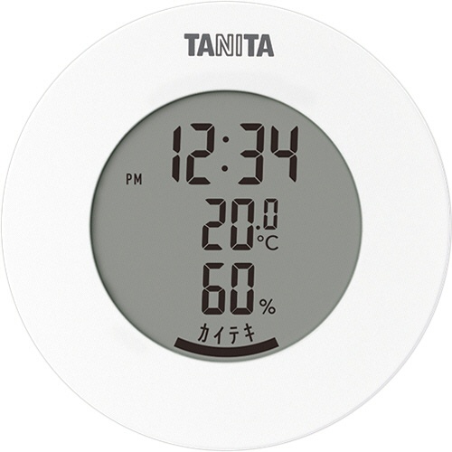 タニタ　デジタル温湿度計　ホワイト　ＴＴ－５８５ＷＨ　１個1