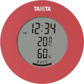 タニタ　デジタル温湿度計　ピンク　ＴＴ－５８５ＰＫ　１個