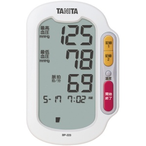 タニタ　上腕式血圧計　ホワイト　ＢＰ－２２３－ＷＨ　１台2