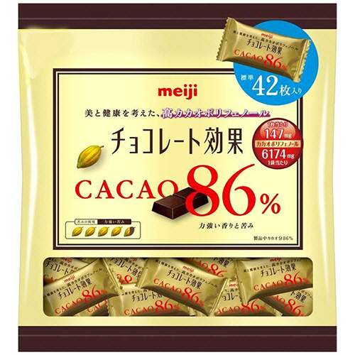 たのめーる 明治 チョコレート効果 カカオ86 大袋 1袋 42枚 の通販