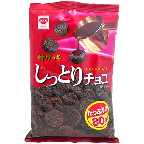 リスカ　サクッとしっとりチョコ　８０ｇ　１パック1