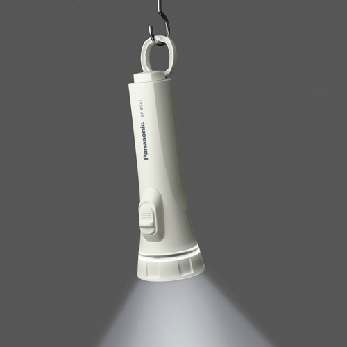 パナソニック　ＬＥＤ懐中電灯　乾電池エボルタＮＥＯ単１形２本付　ＢＦ－ＢＧ４１Ｋ－Ｗ　１個2