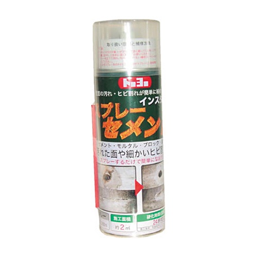 トーヨーマテラン　ＭＡＴＥＲＡＮ　インスタントセメンスプレー　灰　２００ｍｌ　ＮＯ．１０５２６２　１本1